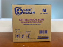 Load image into Gallery viewer, Safe Health Powder Free Nitrile Exam Gloves (100 Count)
